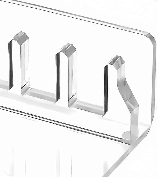 Game Storage Rack Acrylic CD Holder for PS5 PS4 Game Card Organizer Transparent (FMY)