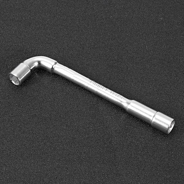 L-type Chrome Vanadium Steel Double Head Elbow Wrench Repair Tool 8mm