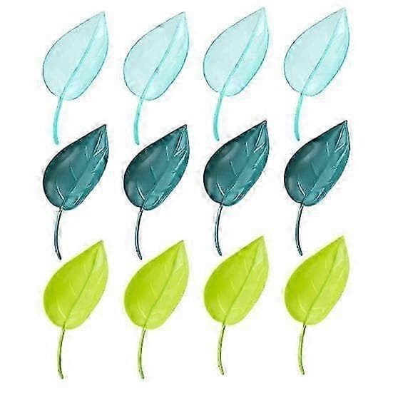 12 Pcs Leaf-Shaped Self-Watering Plant Inserts Watering Spikes Easy