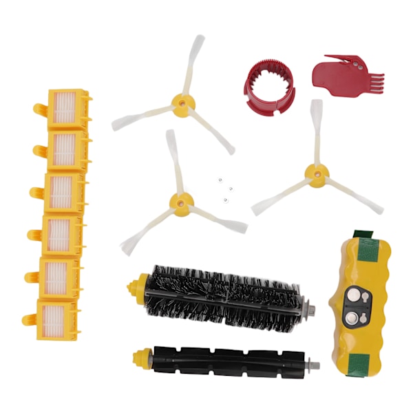 3500mAh 14.4V NiMH-akku, harjasuodatinpaketti Roomba-imurille, akkupääharjasuodatin