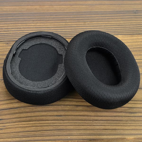 2 pcs Ear Pads - Compatible with SteelSeries Arctis Nova Pro Wireless Black Football Mesh, Replacement Ear Pads for Nova 7, 3, 1