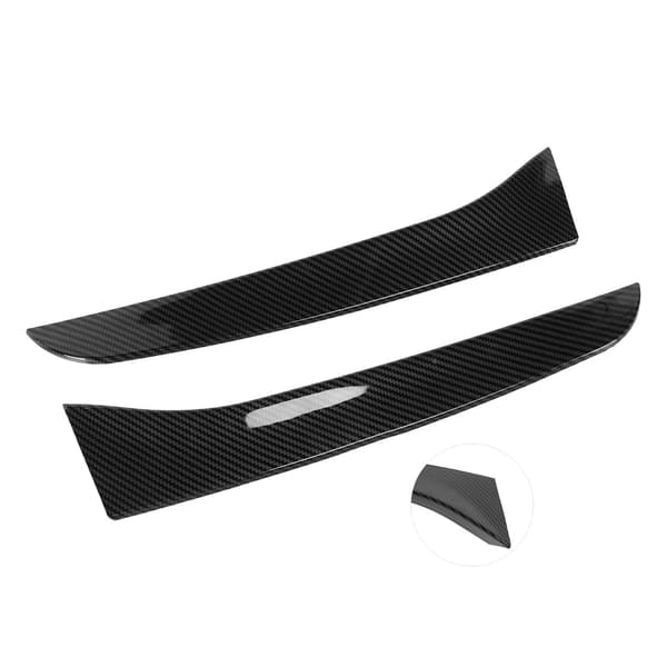 2pcs Rear Window Side Spoiler Wing Carbon Fiber Style Replacement for B7 Variant Estate 2011-2015