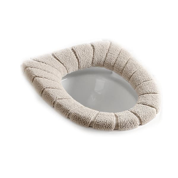 Sett med 3 myke og varme vaskbare toalettseter Khaki30CM