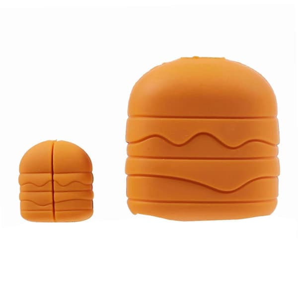 2 stk/sæt Hamburger beskyttelsescover til Apple iPhone 18/20W opladerbeskyttelse + datakabelbesparende cover