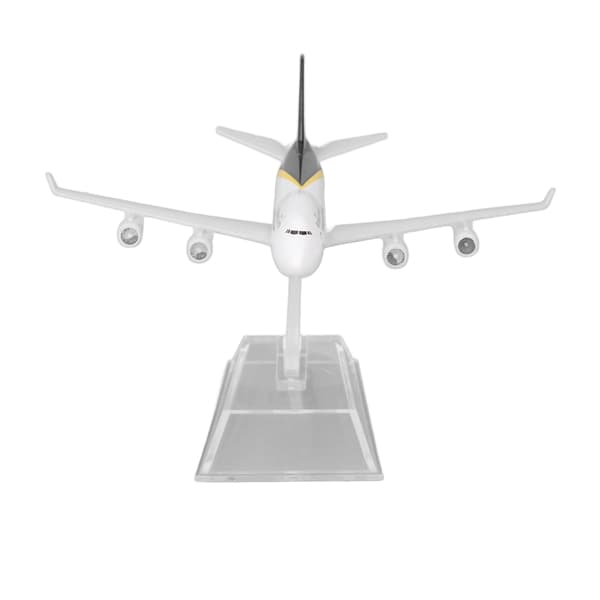 Legeringsflymodell med stativ Simulert flymodell Transportflymodell for modellsamlere og luftfartsentusiaster