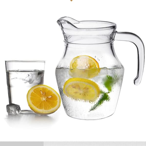 Ren glasskanne for juice, vin, melk, kaffe -