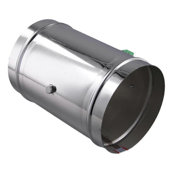 125 mm elektrisk luftkanalspjeld i rustfritt stål AC220V aktuator