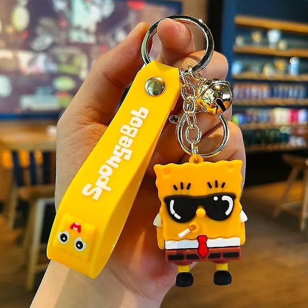 Wicked SpongeBob SquarePants Cute Anime Keychain Doll Patrick Star Car Keychain Backpack Pendants Ac Patrick Star1 Patrick Star1