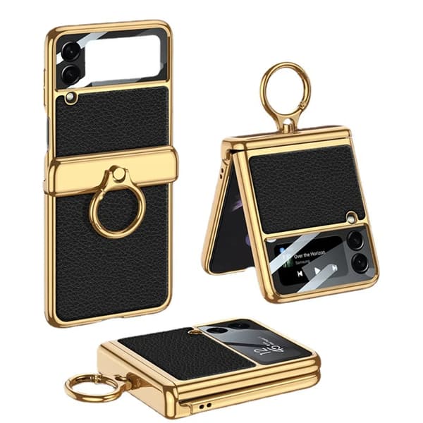 Etui til Samsung Galaxy Z Flip 3 - Magnetisk - Ringholder sort svart