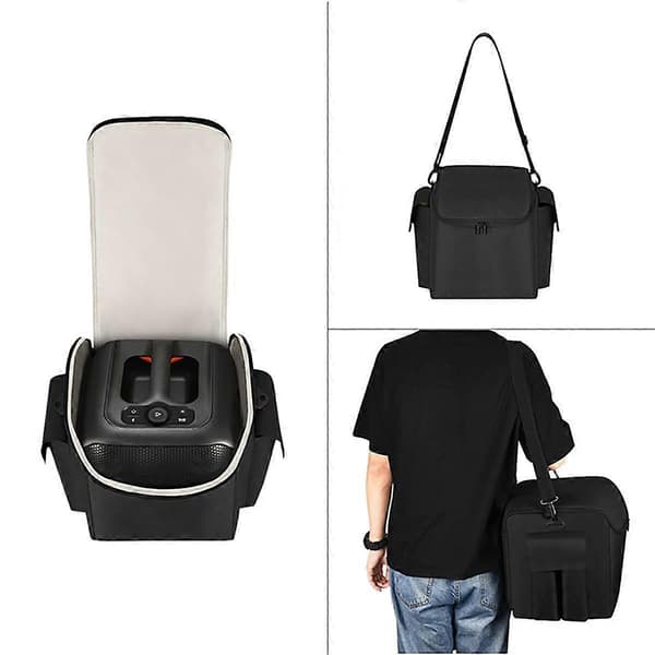 Large Capacity Carry Bag, Adjustable Shoulder Strap, Portable Speaker Bag for PartyBox Encore Essential