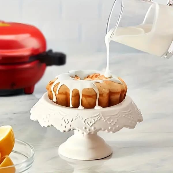 Mini Bagemaskine / Kagemaskine – Multifunktionel Hurtig Opvarmning, Non-stick – Perfekt til Kager, Brød