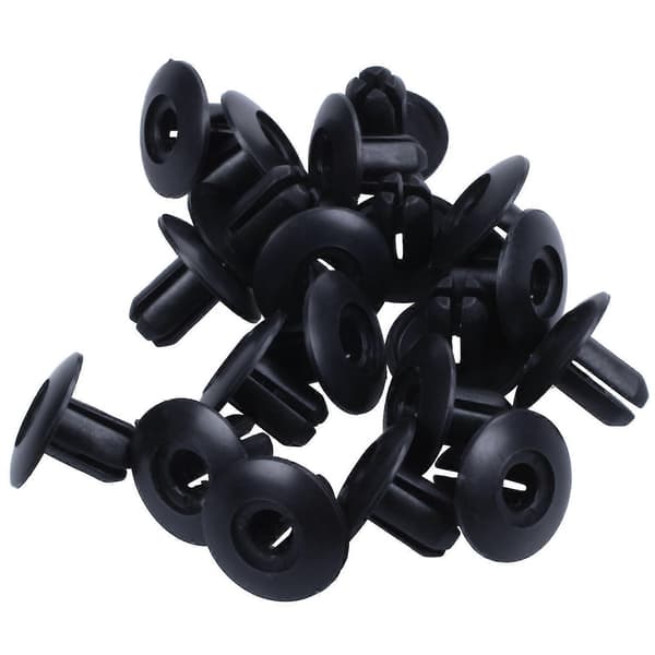 20 stk 8 mm X 20 mm Bilspænde Sorte Tætningsklemmer