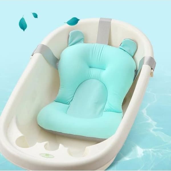 Halkfri badmatta för babyshower - Ljusgrön - Storlek 51*34cm