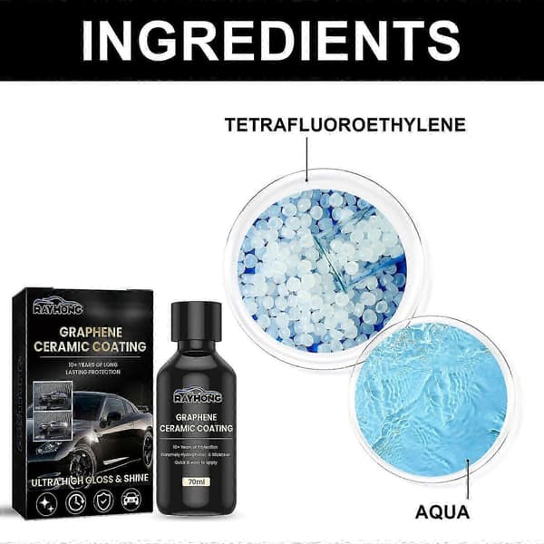 Premium Graphene Ceramic Coating for Cars - Super Waterproof, Scratch-Resistant Shine