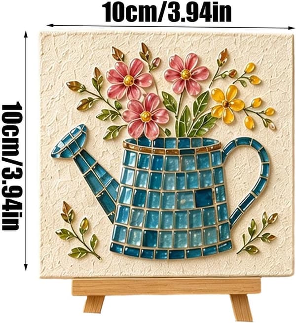 Mosaiksæt til voksne og begyndere DIY blomster- og D - D