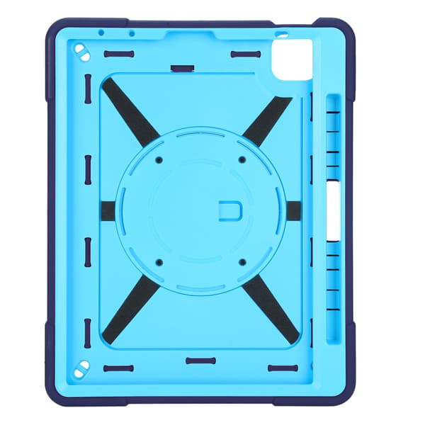 Protective Case Hand Shoulder Strap Protective Case Stand for Ipad Air4 10.9 Dark Blue