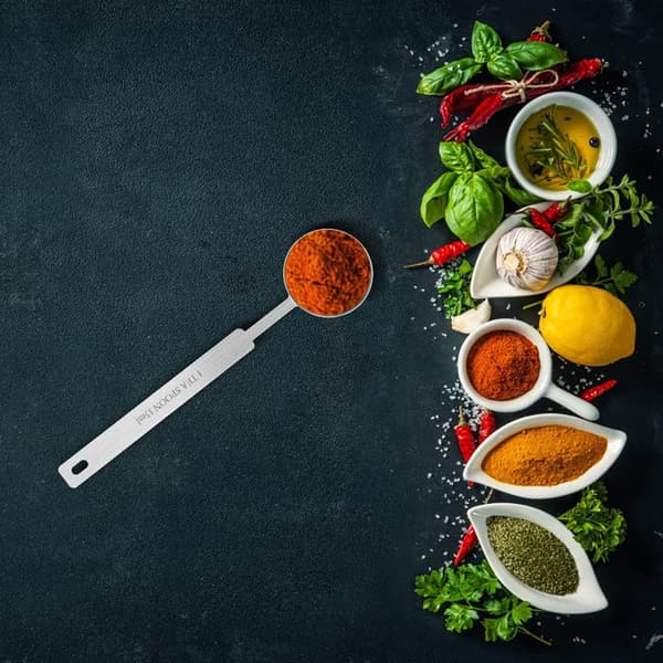 Long Handle Measuring Spoons 15ml, Premium Stainless Steel