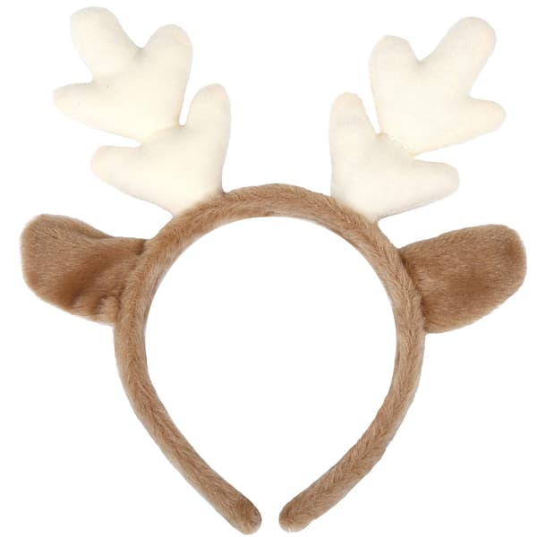 Reinsdyrhodebånd med plysjhorn, perfekt for julekostymer!