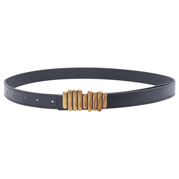 Svart belte for damekostyme, 100 cm