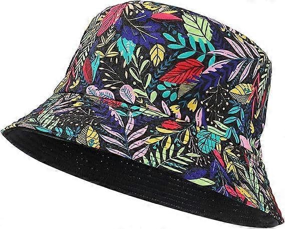 Unisex bøttehatt sommerreise solfiskhatter vendbar