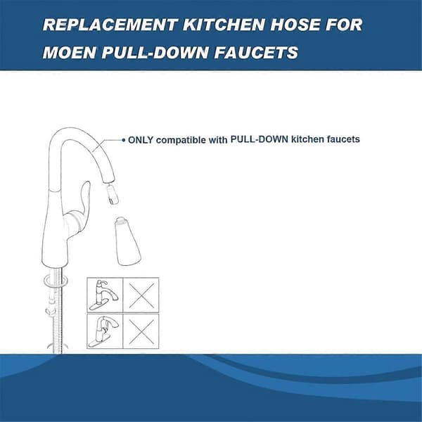 Replacement Hose Kit for Pull-Down Kitchen Faucet 150259, for Kitchen Faucet Spare Part