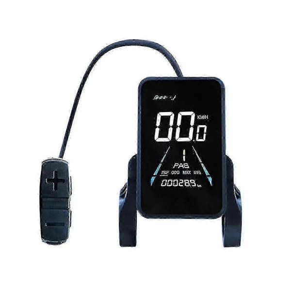 For elsykkeldisplay 36V-72V Vanntett LCD-display NC-81F Elsykkelpanel Instrumentpanel, Vanntett