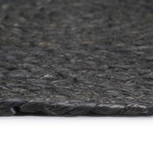 vidaXL Tabletit 6 kpl tummanharmaa 38 cm pyöreä juutti grå gray