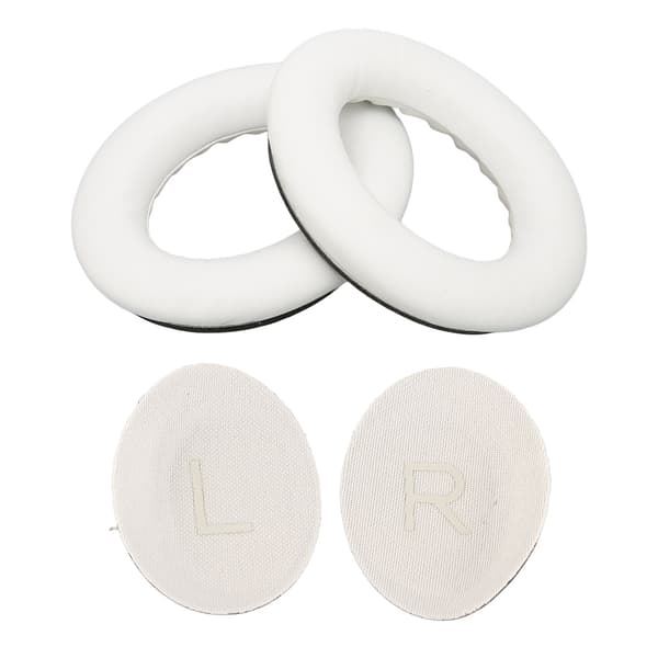 Headset Ear Pads Soft Noise Isolation Replacement Wireless Headphone Ear Cushions for QuietComfort45 White