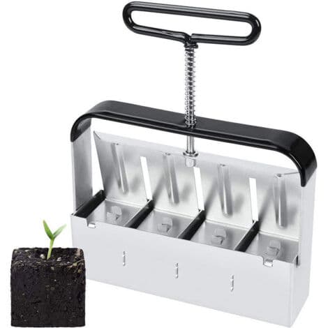 Manual Soil Blocker - Soil Blocker - 5 cm - with Non-Slip Handle
