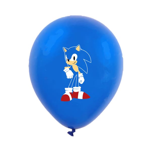 21 stk. Hedgehog Sonic ballonger sett bursdagsfest dekorasjon