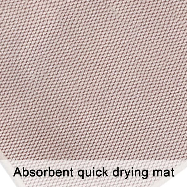 yyhh Tørkematte i mikrofiber, superabsorberende, tørkematte i mikrofiber, beige