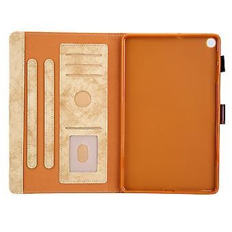 Nahkakotelo tabletille Samsung Galaxy Tab A9 (keltainen)