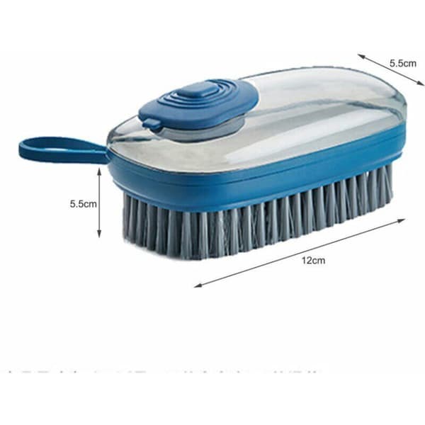 Multifunctional Liquid-Filled Soft Hair Does Not Damage Clothes Cleaning Brush (Dark Green)