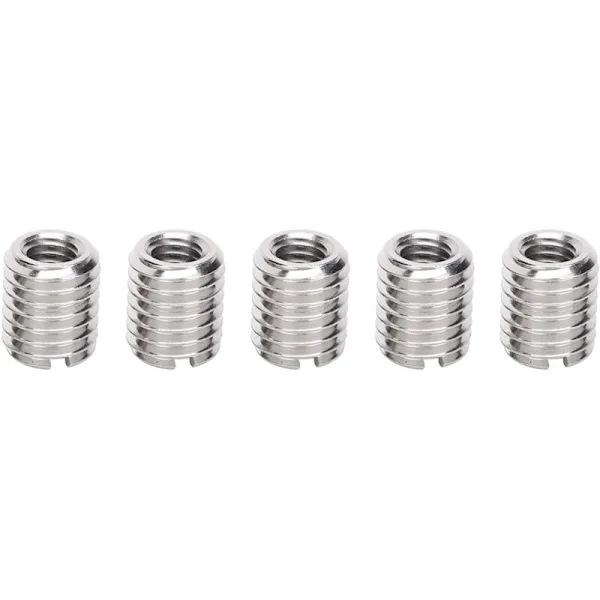 10 pcs Insert Nut, M6/M10 Threaded Insert, Insert Nut, 303 Stainless Steel (Inner M6x1.0 Outer M10x1.5 Length 12mm)