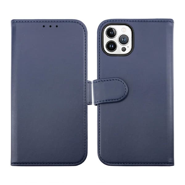 iPhone 14 Pro Max Pung Etui Magnet Rvelon - Blå Marinblå blå Marinblå blue