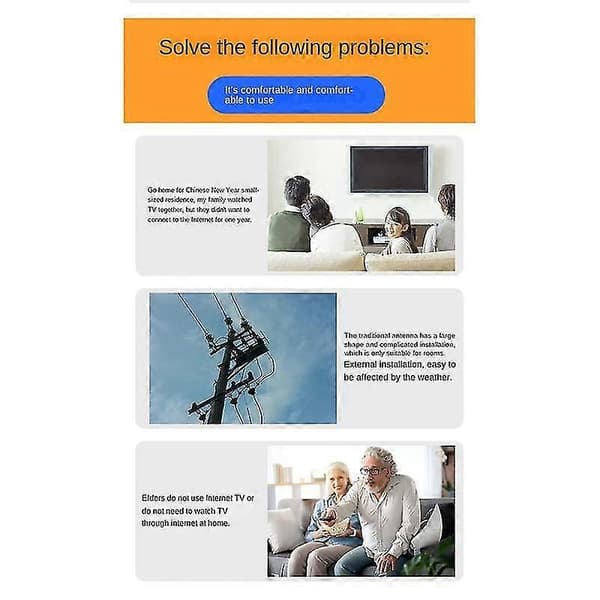 Dtmb Terrestrial Wave Indoor Digital TV Antenna Wall-Mounted Active Amplifier Antenna