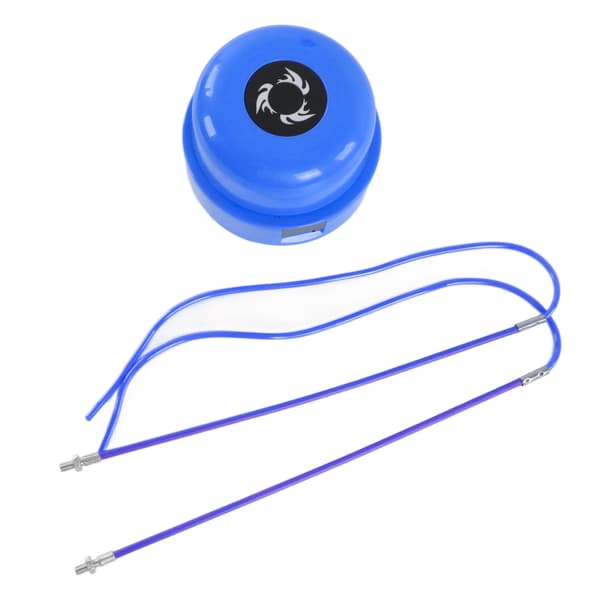 Smart Jump Rope Machine Hands Free Speed Adjustable LCD Screen Ergonomic Electric Skipping Machine with Remote Control Blue