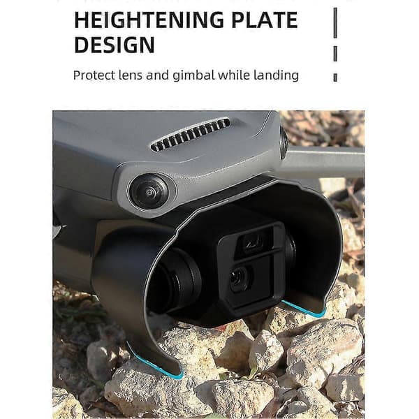 Til 3 Linsehætte Anti-blænding Linsehætte Gimbal Beskytter Solskærm Til Drone Tilbehør