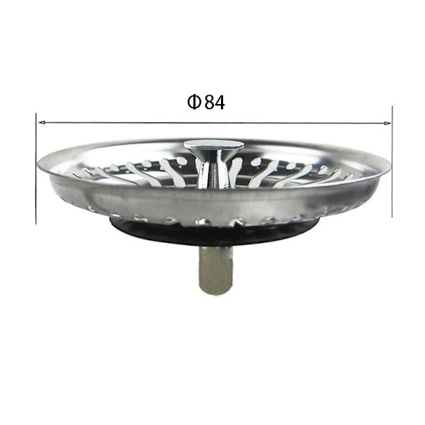 84 mm rustfri stålvasksi - Perfekt vasktilbehør til at forhindre blokeringer 51