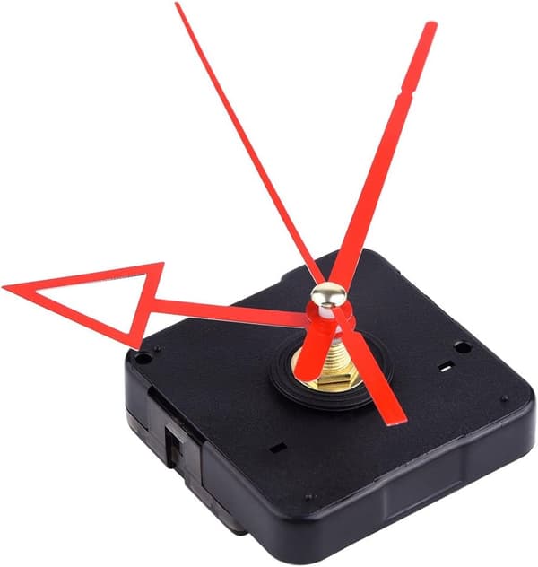 Clock Movement Quartz Spindle Movement DIY Movement Repair Tool, 3/25 Inch Maximum Dial Thickness, 1/2 Inch Total Shaft Length