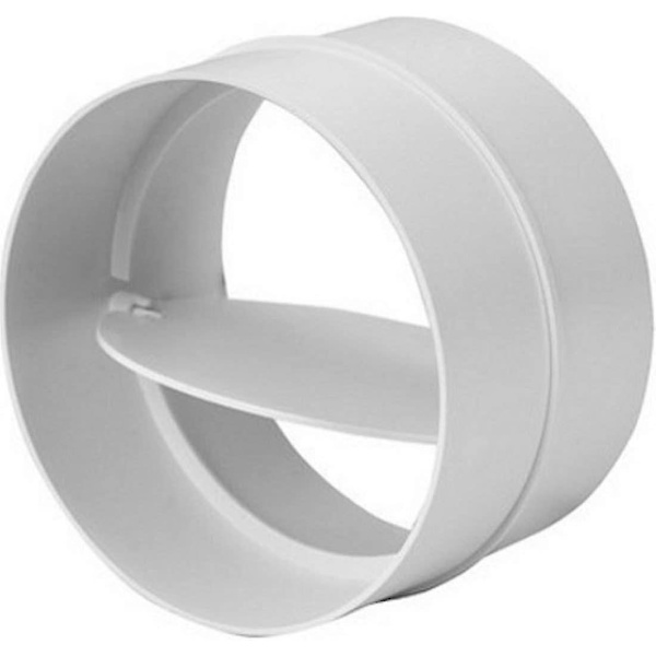 100 mm anslutning med backventil rund ventilationsrör 100 mm