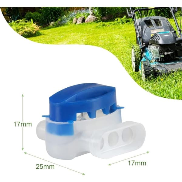 20-pack hartsfyllda kabelkontakter för Automower robotgräsklippare