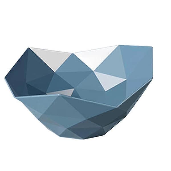 Fruktskål med geometrisk design, blekningsfri, for kjæledyrfester, bordgodteskål for husholdning