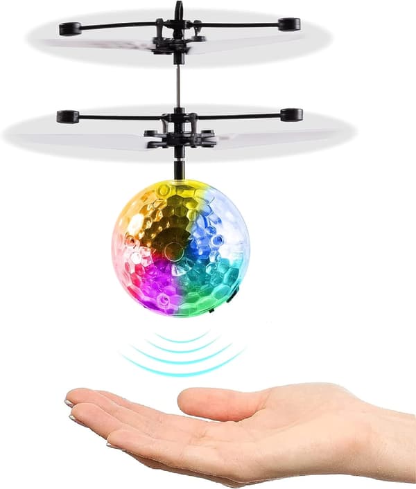 2 kpl Magic Flying Ball Lelu - Infrapuna Induktio RC Drone, Disco L