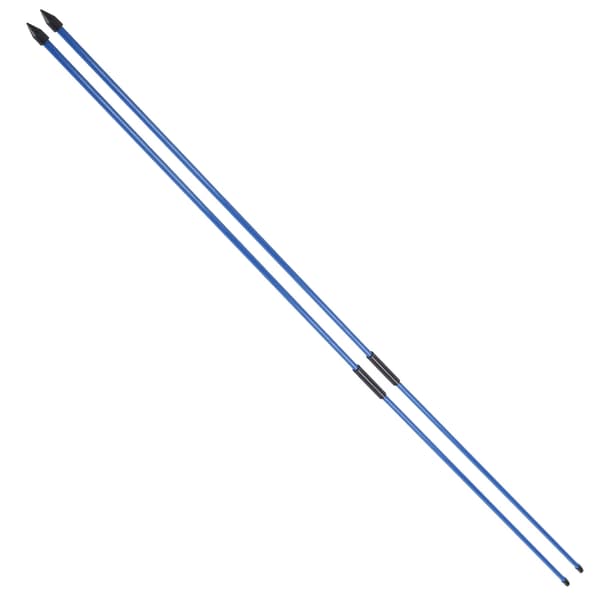 Glasfiber Golf Alignment Sticks 2 sektioner Vikbar Golf Riktindikator Rod AidBlue