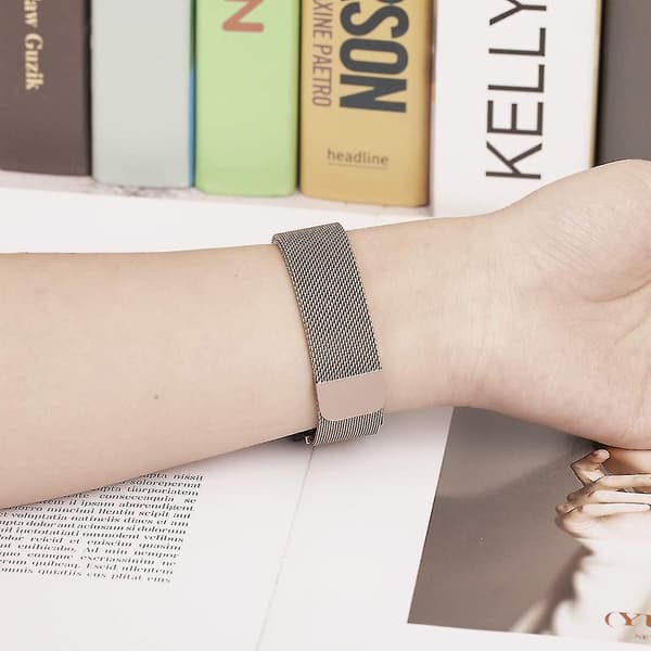 Mesh-armbånd i rustfrit stål til Garmin Vivomove Style/GarminMove Style (20 mm)