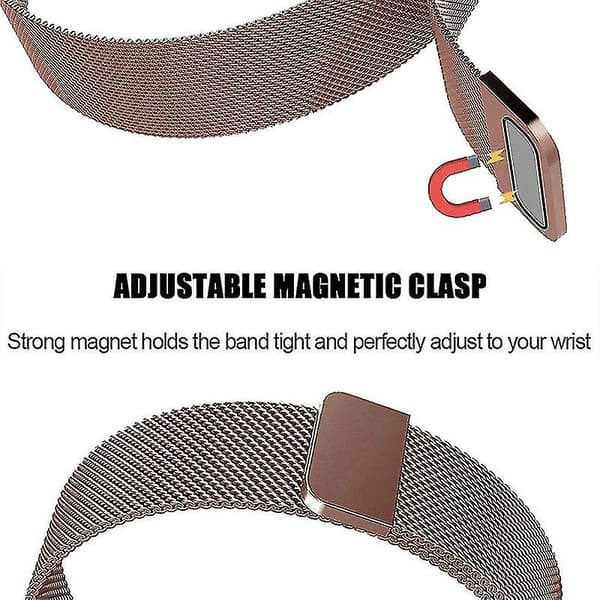 Mesh-armbånd i rustfrit stål til Garmin Vivomove Style/GarminMove Style (20 mm)