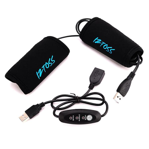 Universal USB Heated Handlebar Covers with Temperature Control for Motorcycle, Electric Bikes, and Mountain Bikes