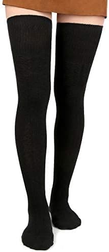 Women's Socks Long Extra Long Cotton Socks Warm Thick Boots Socks Leg Warmers