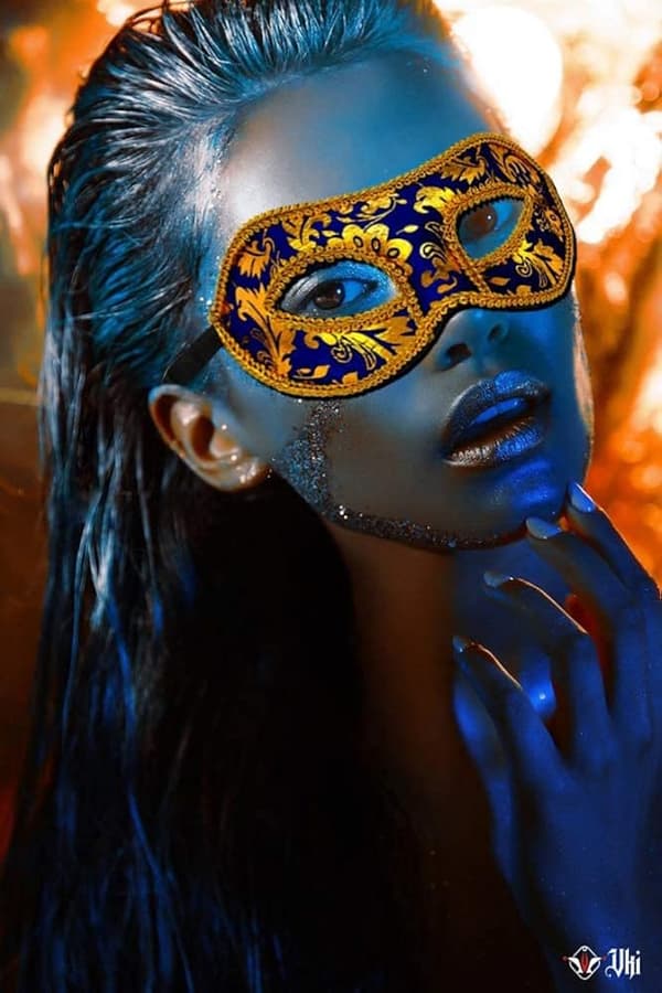 Venetiansk maske, maskerade karnevalsmasker ansiktskostyme karneval-FA-